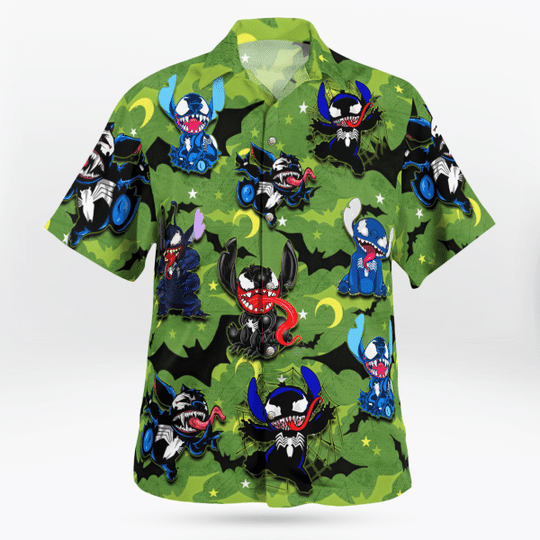 Stitch Venom Hawaiian Shirt Stitch Venom Hawaiian Shirt