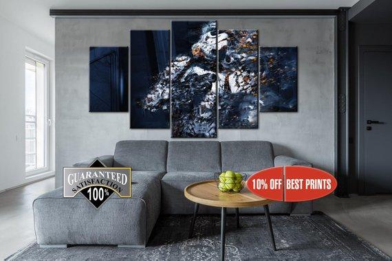 Stormtrooper 2 - Moive 5 Panel Canvas Art Wall Decor Stormtrooper 2 - Moive 5 Panel Canvas Art Wall Decor
