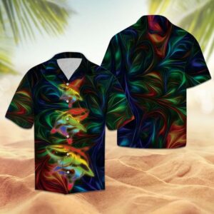 Strong Shark Hawaiian Shirt Summer Button Up