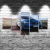 Subaru Impreza WRX - Automative 5 Panel Canvas Art Wall Decor