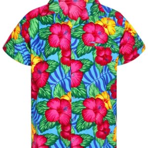 Summer Flower Tropical All Over Printed Hawaiian Shirt