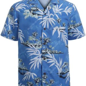 Summer Vibe Tropical All Over Printed Hawaiian Shirt