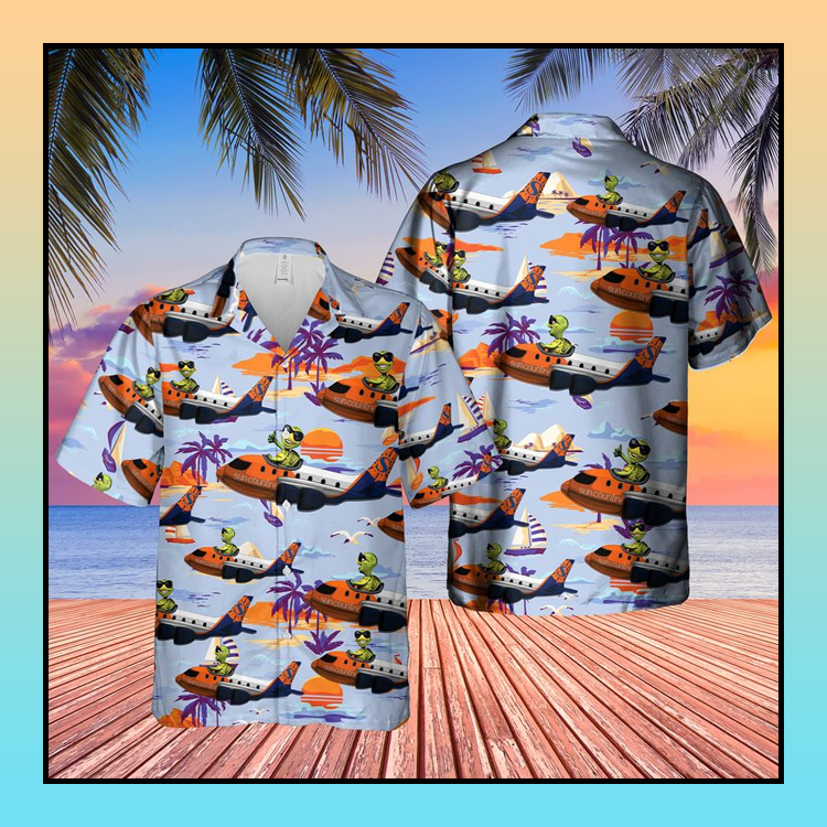 Sun Country Airlines Turtle On Boeing Hawaiian Shirt Sun Country Airlines Turtle On Boeing Hawaiian Shirt