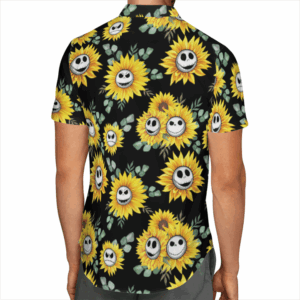 Sunflower Jack Skellington Hawaiian Shirt