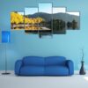 Sunrise At Wapato Resort On Lake Chelan - Nature 5 Panel Canvas Art Wall Decor