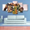 Super Smash bros - Gaming 5 Panel Canvas Art Wall Decor