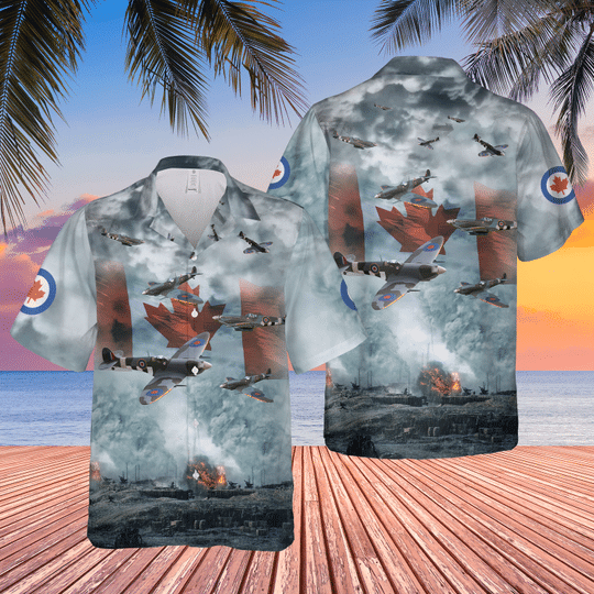 Supermarine Spitfire Short Sleeve Hawaiian Shirt Supermarine Spitfire Short Sleeve Hawaiian Shirt