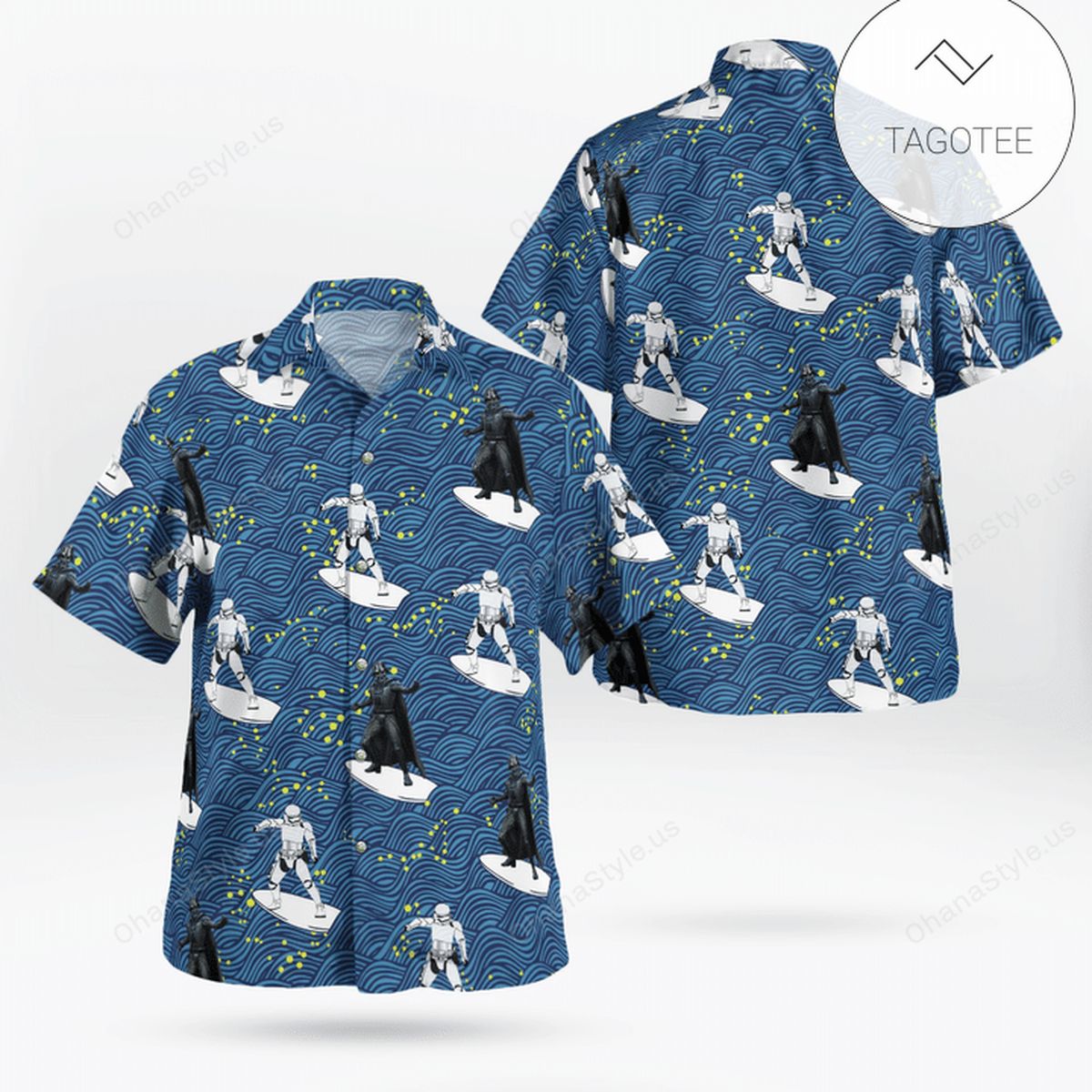 Surfing Star Wars Hawaiian Shirt Surfing Star Wars Hawaiian Shirt