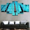 Swimming 5 - Sport 5 Panel Canvas Art Wall Decor