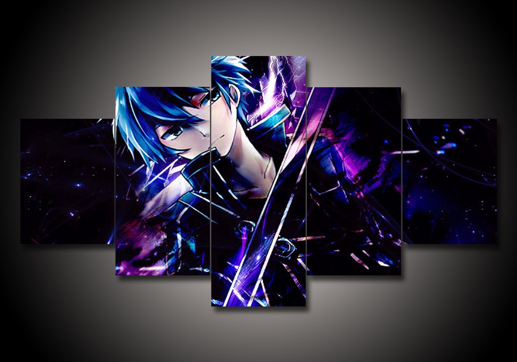 Sword Art Online - Sao 2 - Anime 5 Panel Canvas Art Wall Decor Sword Art Online - Sao 2 - Anime 5 Panel Canvas Art Wall Decor