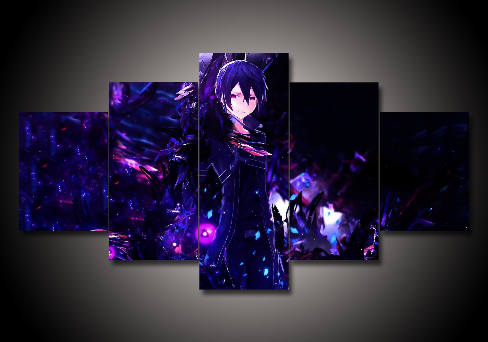 Sword Art Online - Sao 3 - Anime 5 Panel Canvas Art Wall Decor Sword Art Online - Sao 3 - Anime 5 Panel Canvas Art Wall Decor