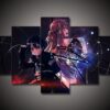 Sword Art Online - Sao 6 - Anime 5 Panel Canvas Art Wall Decor