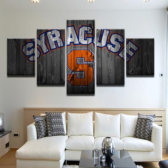 Syracuse University Orange - Sport 5 Panel Canvas Art Wall Decor Syracuse University Orange - Sport 5 Panel Canvas Art Wall Decor
