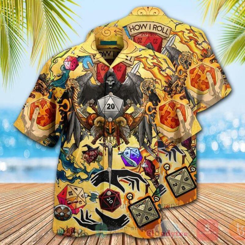 Take A Chance And Roll The Dice Edition Death Skull Hawaiian Shirt Take A Chance And Roll The Dice Edition Death Skull Hawaiian Shirt