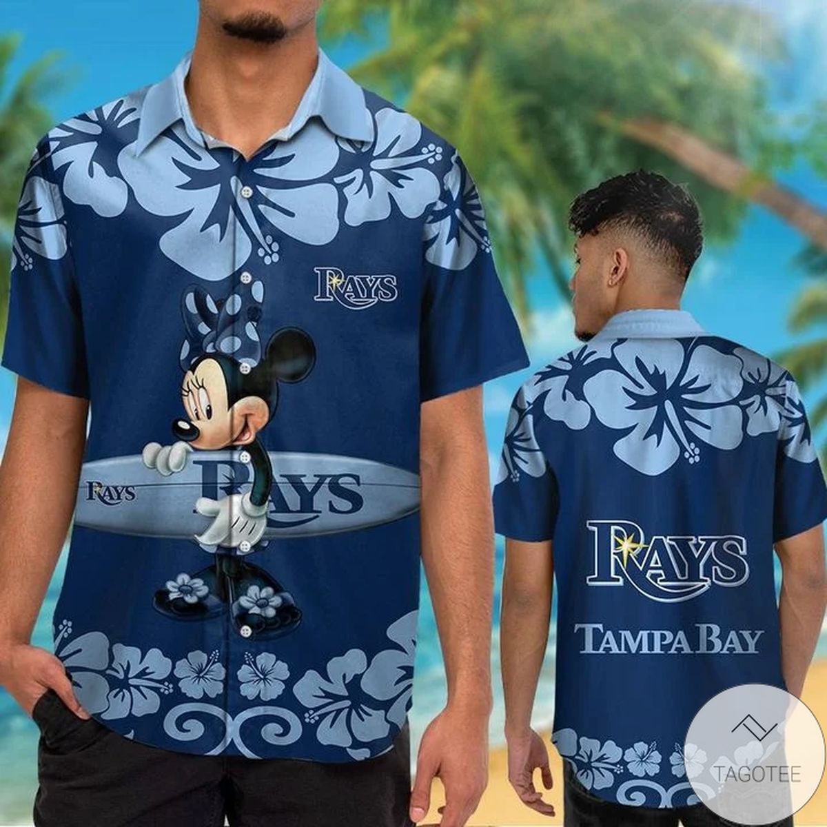 Tampa Bay Rays Minnie Mouse Hawaiian Shirt Tampa Bay Rays Minnie Mouse Hawaiian Shirt