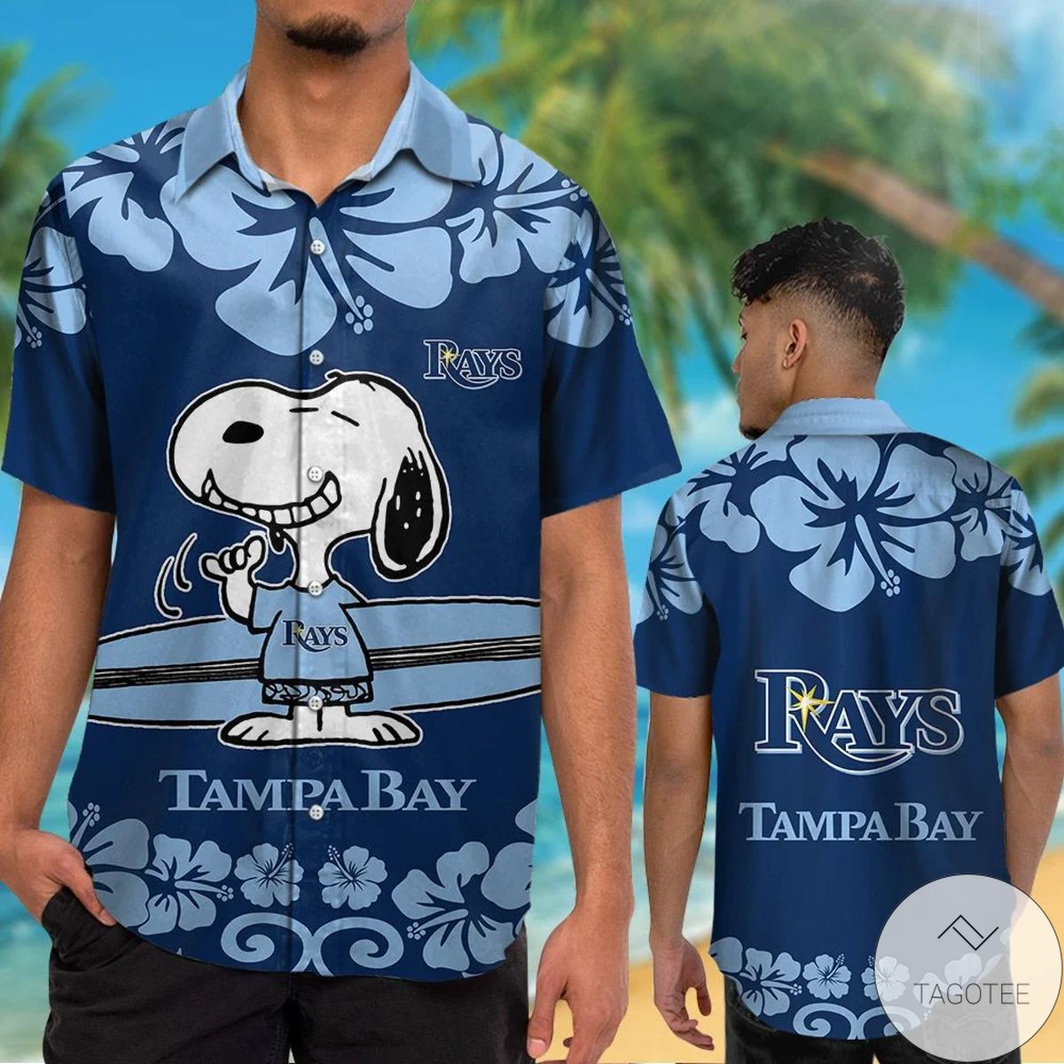 Tampa Bay Rays Snoopy Hawaiian Shirt Tampa Bay Rays Snoopy Hawaiian Shirt