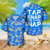Tap Snap Or Nap Summer Hawaiian Shirt