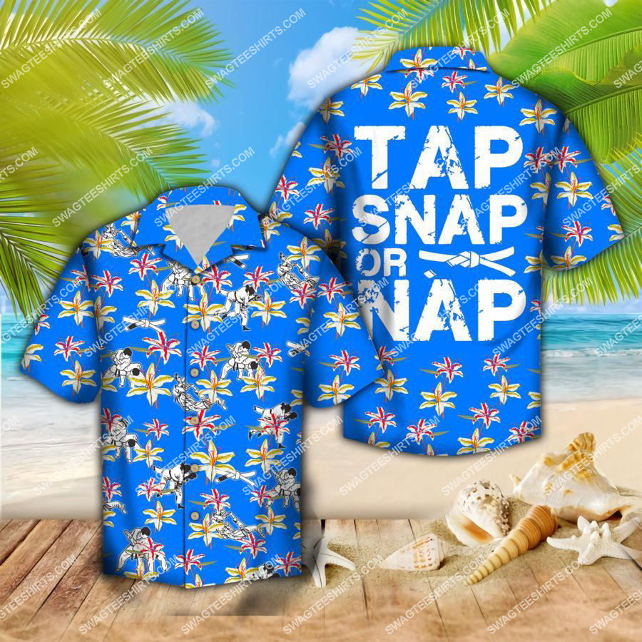 Tap Snap Or Nap Summer Hawaiian Shirt Tap Snap Or Nap Summer Hawaiian Shirt