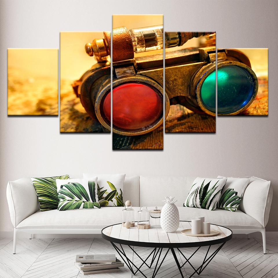 Telescope Instrument - Space 5 Panel Canvas Art Wall Decor Telescope Instrument - Space 5 Panel Canvas Art Wall Decor