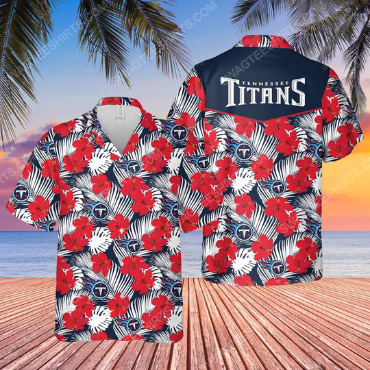Tennessee Titans Football Team Summer Vacation Hawaiian Shirt Tennessee Titans Football Team Summer Vacation Hawaiian Shirt