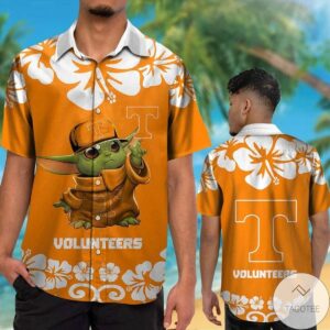 Tennessee Volunteers Baby Yoda Hawaiian Shirt