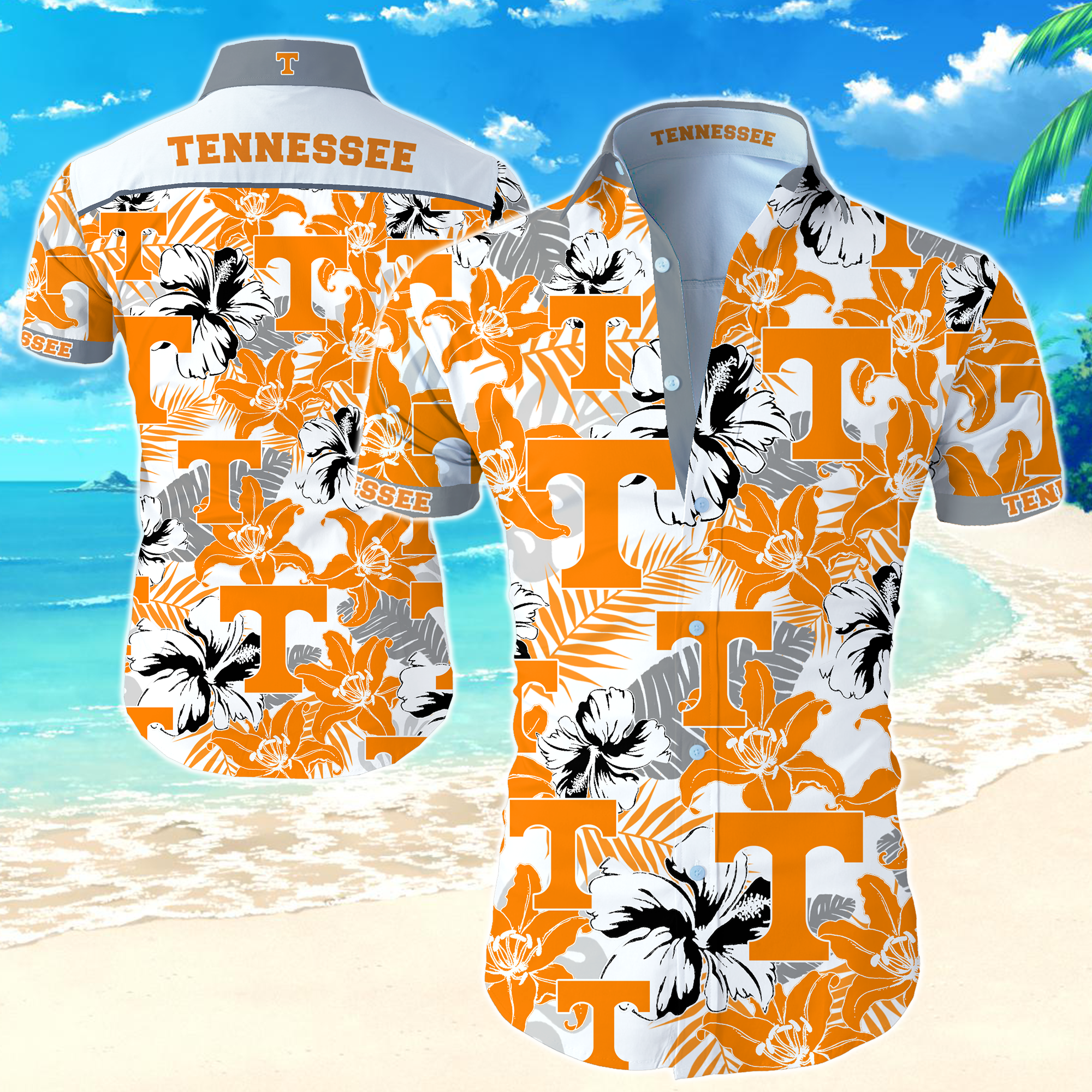 Tennessee Volunteers Hawaiian Shirt Summer Button Up Tennessee Volunteers Hawaiian Shirt Summer Button Up