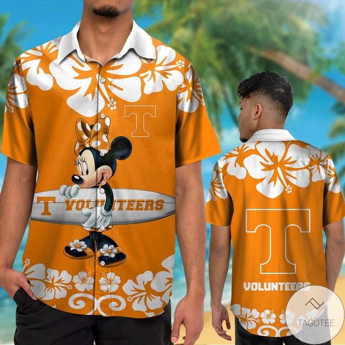 Tennessee Volunteers & Minnie Mouse Hawaiian Shirt Tennessee Volunteers & Minnie Mouse Hawaiian Shirt