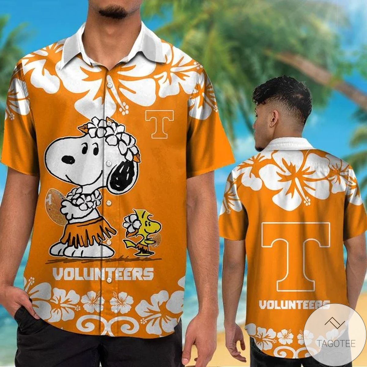 Tennessee Volunteers & Snoopy Hawaiian Shirt Tennessee Volunteers & Snoopy Hawaiian Shirt