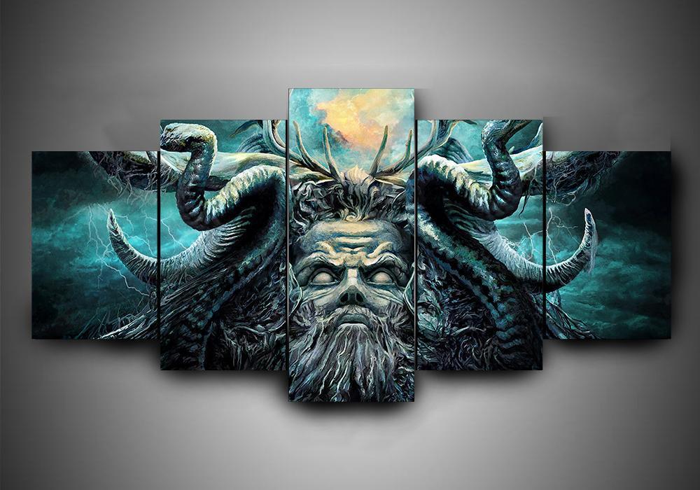 Testament 1 - Music 5 Panel Canvas Art Wall Decor Testament 1 - Music 5 Panel Canvas Art Wall Decor