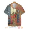 Texan And Skull Map And Flag Pattern Hawaiian Shirt