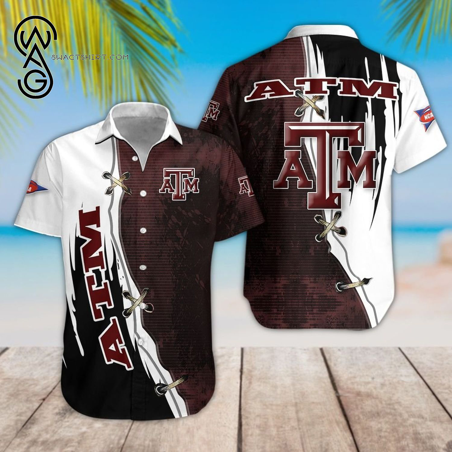 Texas A&M Aggies Sport Team Hawaiian Shirt Texas A&M Aggies Sport Team Hawaiian Shirt