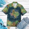 Texas Floral Mandala Hawaiian Shirt Summer Button Up