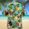 Texas Longhorn Cattle Pineapple Hawaiian Shirt
