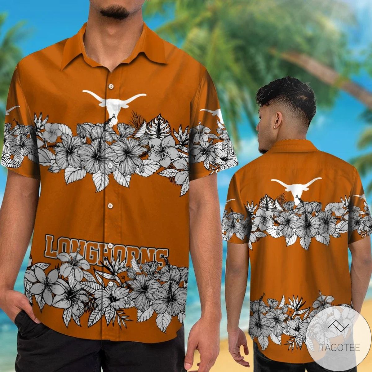 Texas Longhorns Hawaiian Shirt Texas Longhorns Hawaiian Shirt