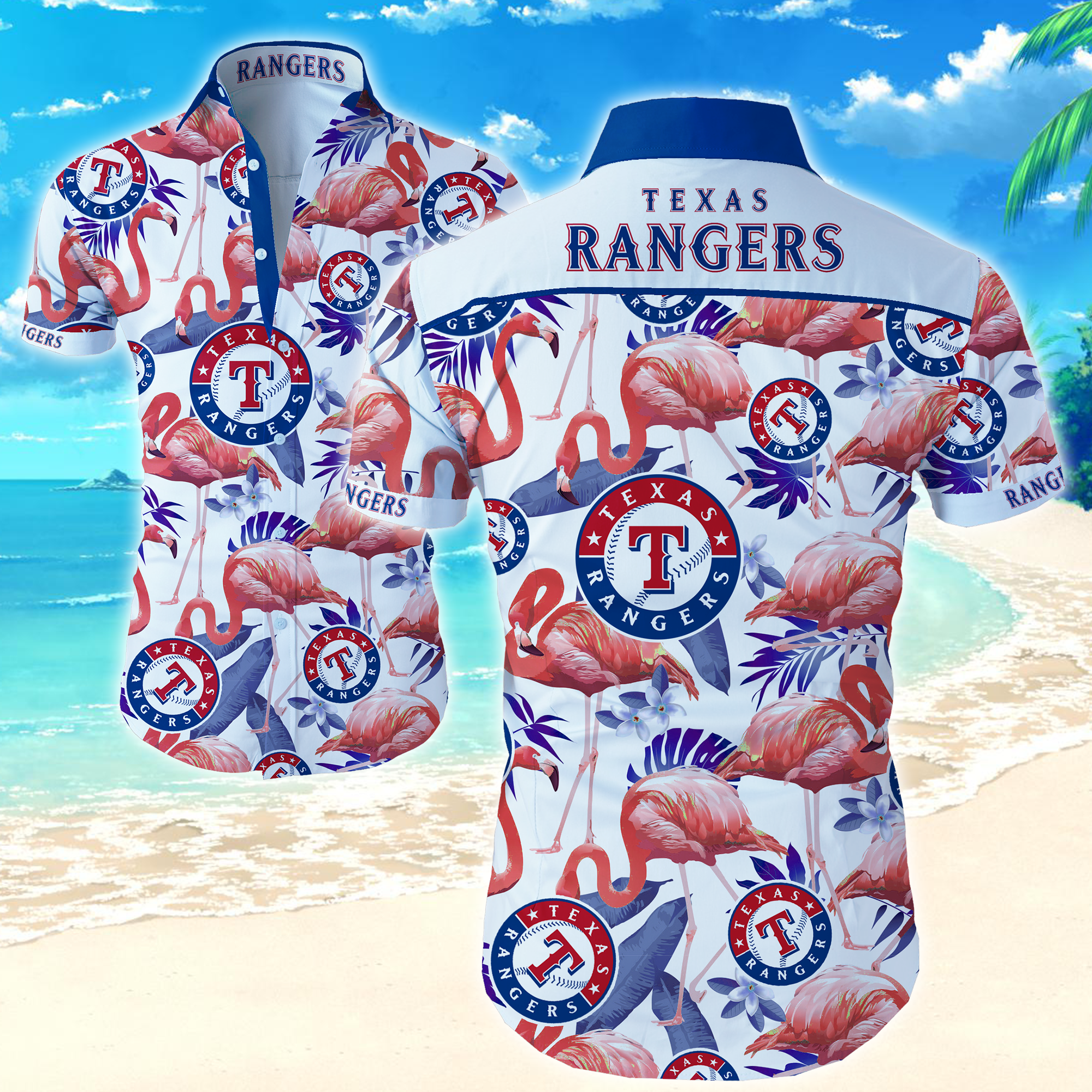 Texas Rangers Hawaiian Shirt Summer Button Up Texas Rangers Hawaiian Shirt Summer Button Up