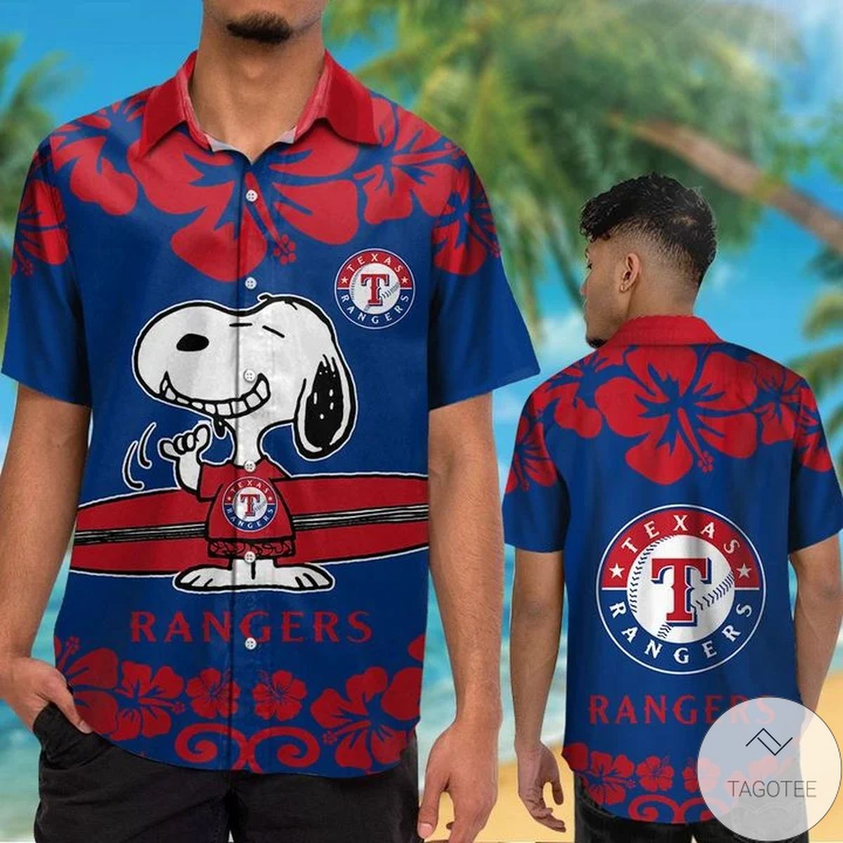 Texas Rangers Snoopy Hawaiian Shirt Texas Rangers Snoopy Hawaiian Shirt