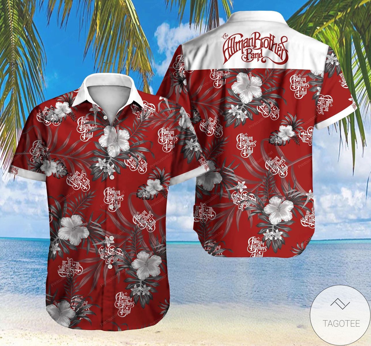 The Allman Brother Band Hawaiian Shirt The Allman Brother Band Hawaiian Shirt