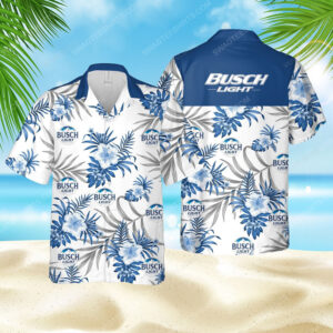 The Busch Light Beer Aloha Party Full Printed Hawaiian Shirt