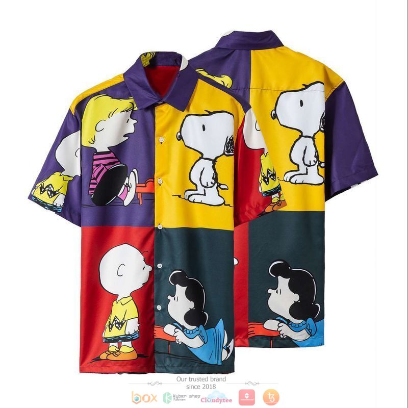 The Charlie Brown And Snoopy Show Hawaiian Shirt The Charlie Brown And Snoopy Show Hawaiian Shirt