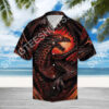 The Dragon And Fire All Over Printed Hawaiian Shirt