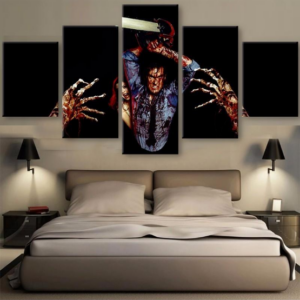 The Evil Dead Character - Movie 5 Panel Canvas Art Wall Decor