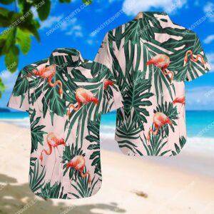 The Flamingo Summer Vacation All Over Print Hawaiian Shirt