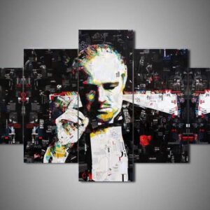 The Godfather 4 - Movie 5 Panel Canvas Art Wall Decor