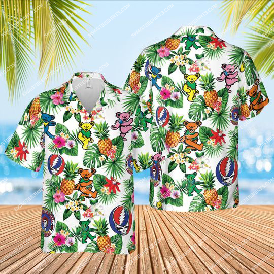 The Grateful Dead Band Summer Vibes All Over Print Hawaiian Shirt The Grateful Dead Band Summer Vibes All Over Print Hawaiian Shirt