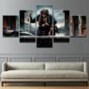 The Hobbit Bilbo Baggins - Movie 5 Panel Canvas Art Wall Decor