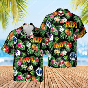 The Kiss American Rock Band Full Printed Hawaiian Shirt- Maria