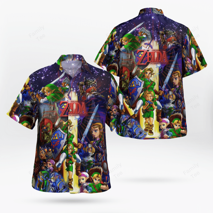 The Legend Of Zelda Hawaiian Shirt The Legend Of Zelda Hawaiian Shirt