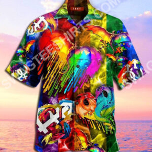 The Lgbt Pride All Over Printed Hawaiian Shirt