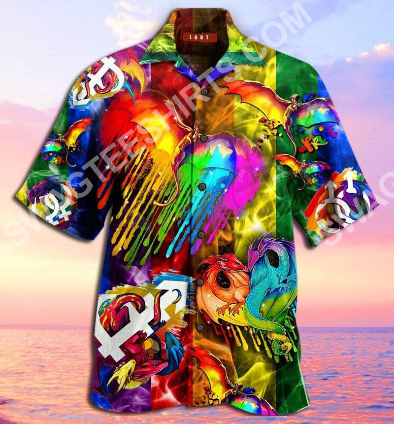 The Lgbt Pride All Over Printed Hawaiian Shirt The Lgbt Pride All Over Printed Hawaiian Shirt