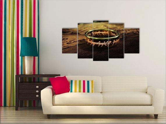 The Lord Of The Rings 2 - Movie 5 Panel Canvas Art Wall Decor The Lord Of The Rings 2 - Movie 5 Panel Canvas Art Wall Decor